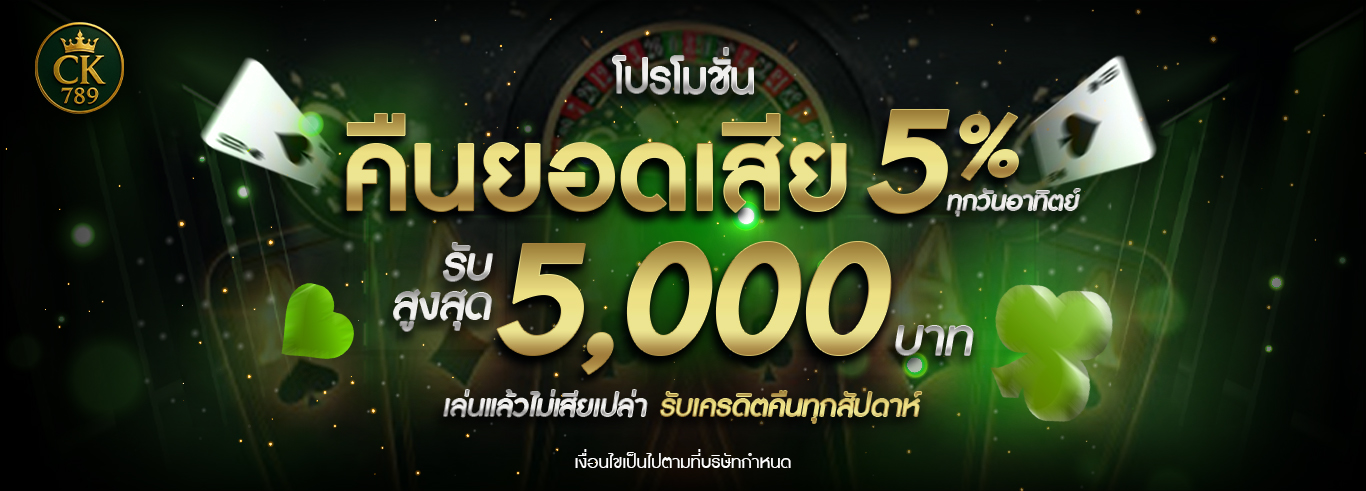 คืนยอดเสีย 5%